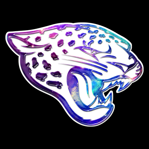 Galaxy Jacksonville Jaguars Logo vinyl decal